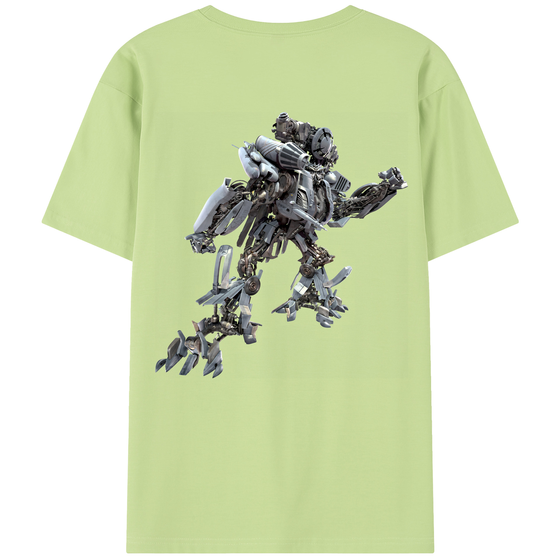 （画像用） Transformers トランスフォーマー 綿100％半袖Tシャツ（背面プリント）